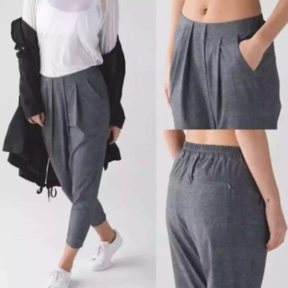 Lululemon & go Keepsake Grey STudio Jogger Pant - Size 8 - Picture 1 of 17